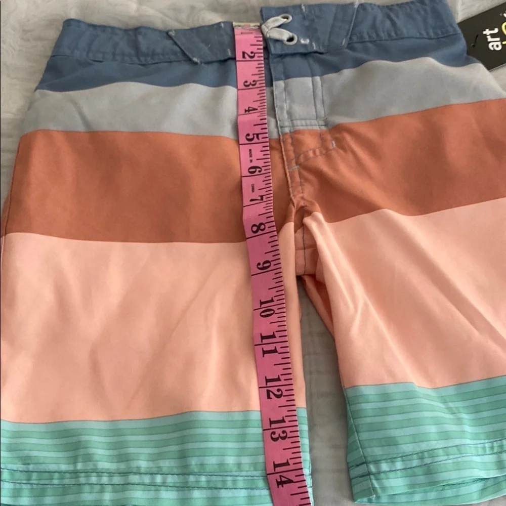 Art Class Blue and Gray Swim Trunks Classic Style